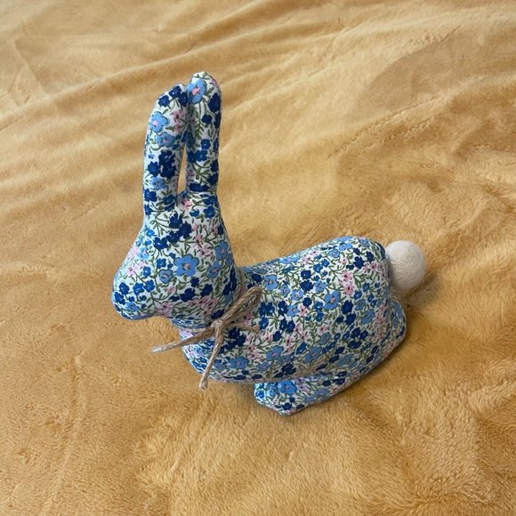 Blue Bunny Rabbit Spring Easter Decoration - Picture 2 of 11